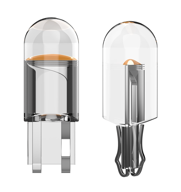 T10 W5W LED COB лампочка автомобільна світлодіодна - білий колір