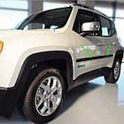 Молдинги на двері для Jeep Renegade 2014-2018, LIFT 2018+