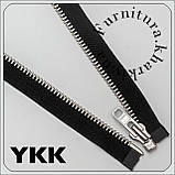 Блискавка металева No8 YKK 70 см нікель, фото 7