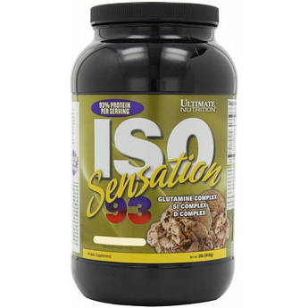 Сироватковий протеїн ізолят Ultimate Nutrition ISO Sensation 910 грам Полуниця