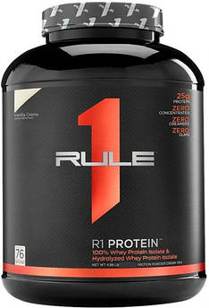 Сироватковий протеїн ізолят R1 (Rule One) Protein 2220 грам Ванільний крем