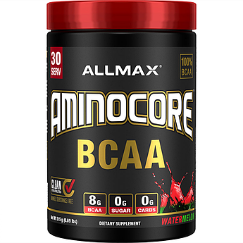 БЦАА AllMax Nutrition AminoCore BCAA 315 грам Кавун