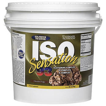 Сироватковий протеїн ізолят Ultimate Nutrition ISO Sensation 2270 грам Шоколад