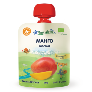 Пюре пауч Манго Флер Альпін, 90г