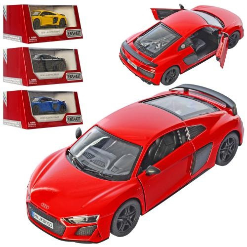 Машинка легкова Audi R8 Coupe: металева, інерційна, відчиняються двері, у коробці