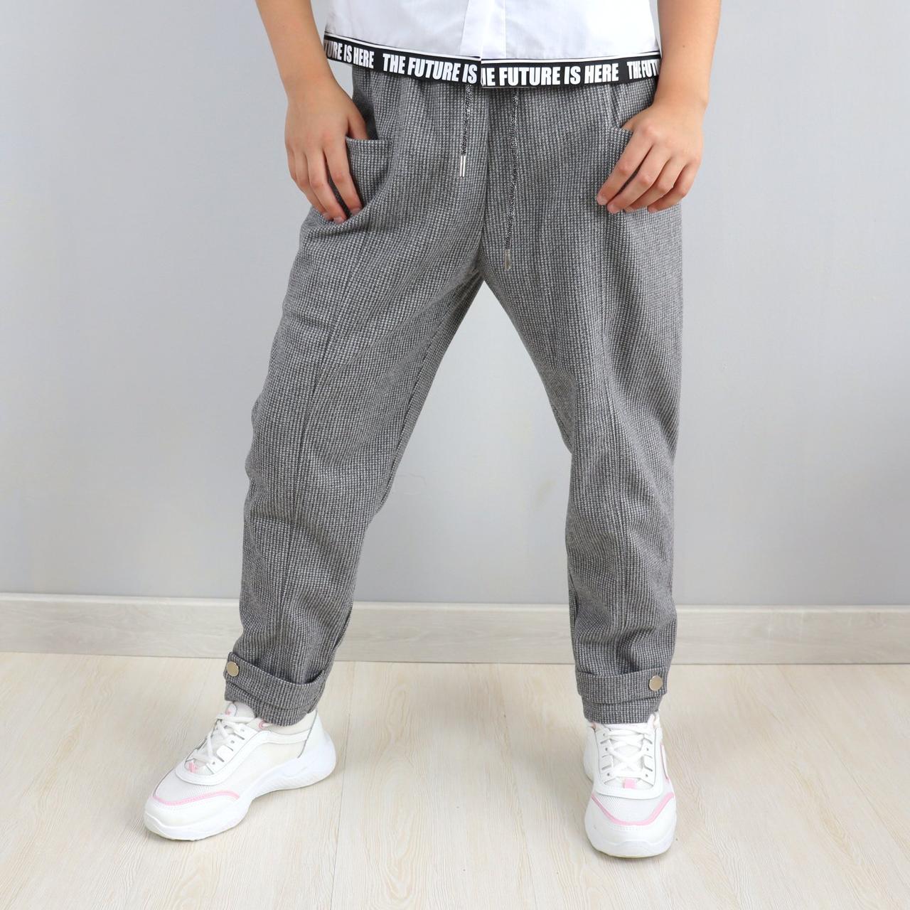 Штани з кишенями для дівчинки тм Mevis розмір 158 см