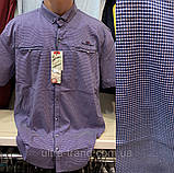 Чоловічі якісні бавовняні турецькі сорочки сорочки з кишенями, фото 4