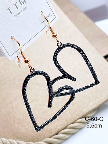 Сережки Xuping Stainlees steel, фото 1
