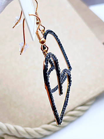 Сережки Xuping Stainlees steel, фото 3