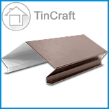 Планка для парапету на забір із цегли завширшки 200 мм форми медузи з оцинкованої сталі 0.45 мм, фото 6