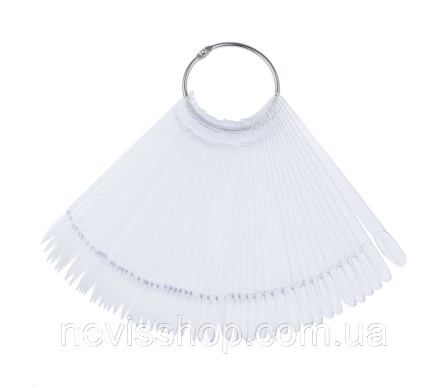 Тіпси для зразків на кільці мендальные прозоро білі , 50 шт