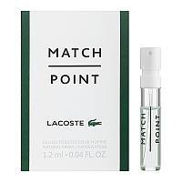 Lacoste Match Point Туалетная вода (пробник) 1.2ml (3614229371581)