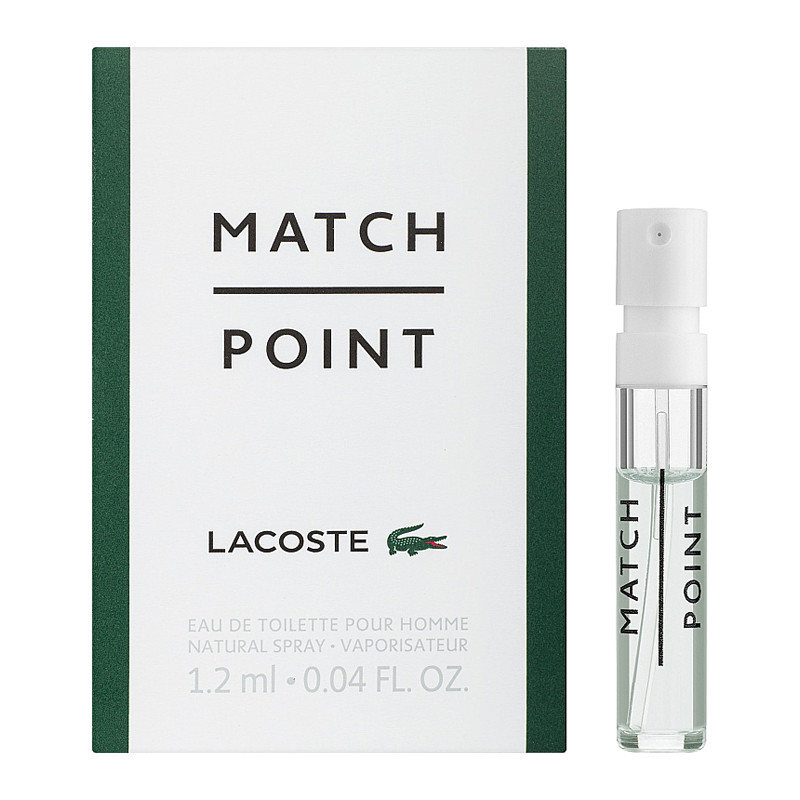 Купити Lacoste Match Point Туалетна вода (пробник) 1.2ml (3614229371581