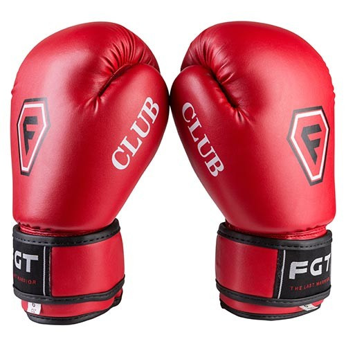 Боксерські рукавички CLUB FGT, Flex, 6oz, червоний