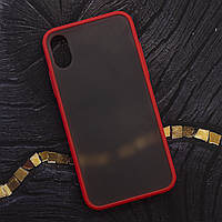 Чехол Funda (FULL PROTECTION) for iPhone XR Red/Black