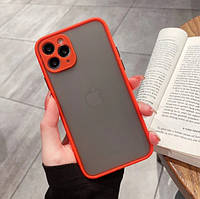 Чехол Funda Bumper Mat Case for iPhone 12Mini Red