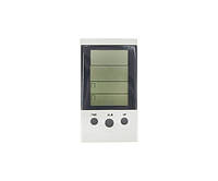 Термометр WSD-2A з гігрометром, годинником та будильником (настільний/настінний)