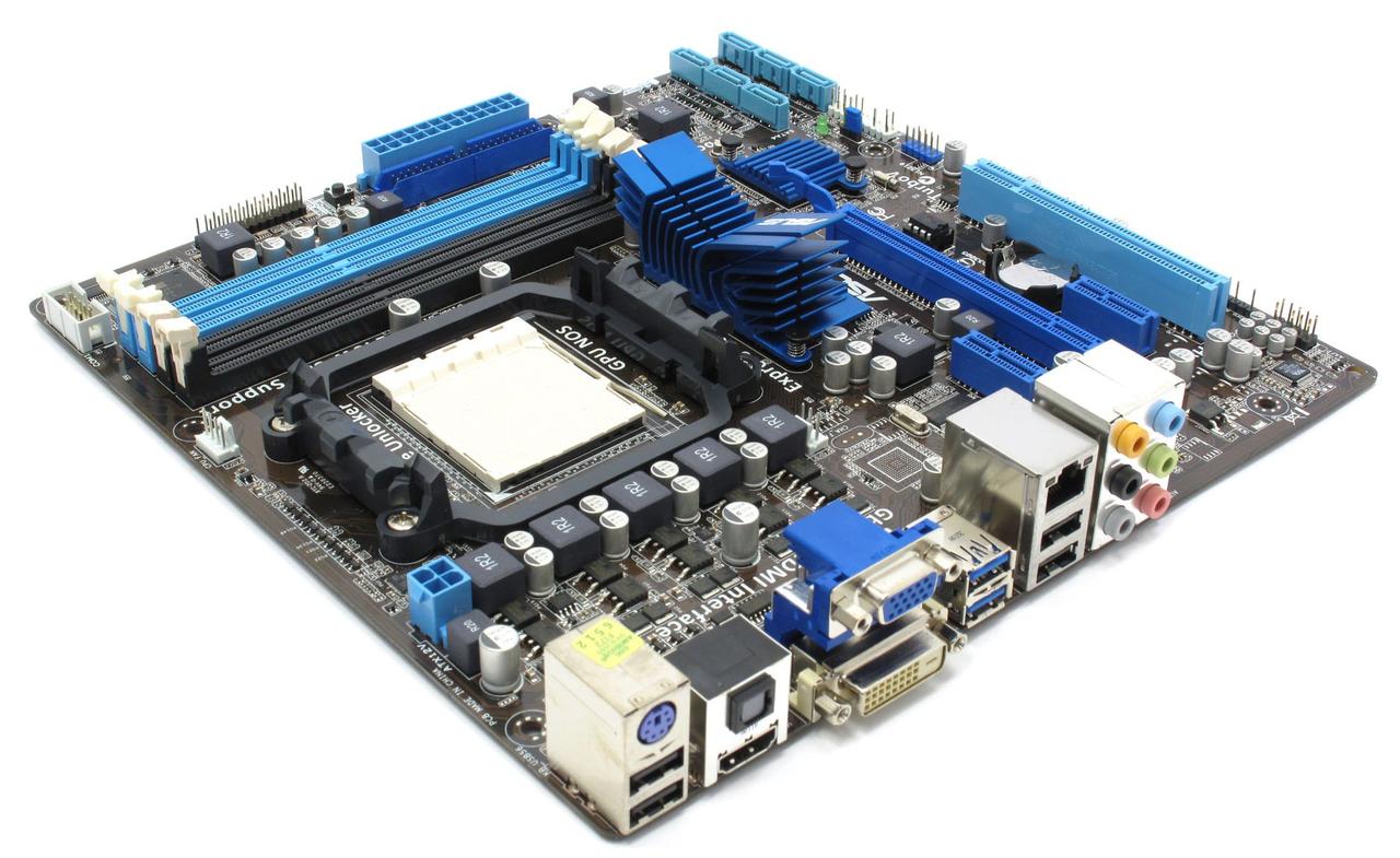 Материнська плата ASUS M4A88T-M Socket AM3 (б/у) +планка