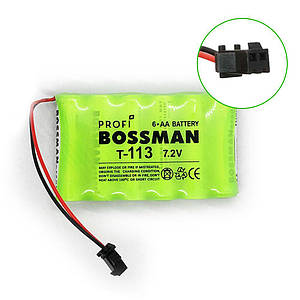 Аккумуляторная сборка Bossman Toy T113 (7.2v 1100mAh) + разъем