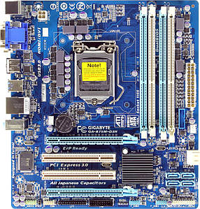 Материнська плата GIGABYTE GA-B75M-D3H, s1155 Intel B75, SATA III, USB 3.0, фото 4