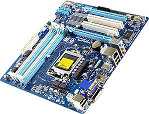 Материнська плата GIGABYTE GA-B75M-D3H, s1155 Intel B75, SATA III, USB 3.0, фото 1