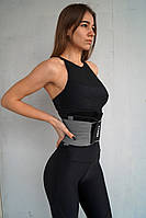 Уникальный пояс для спины спорт/лечение/профилактика Power System Waist Shaper PS-6031 Grey S/M