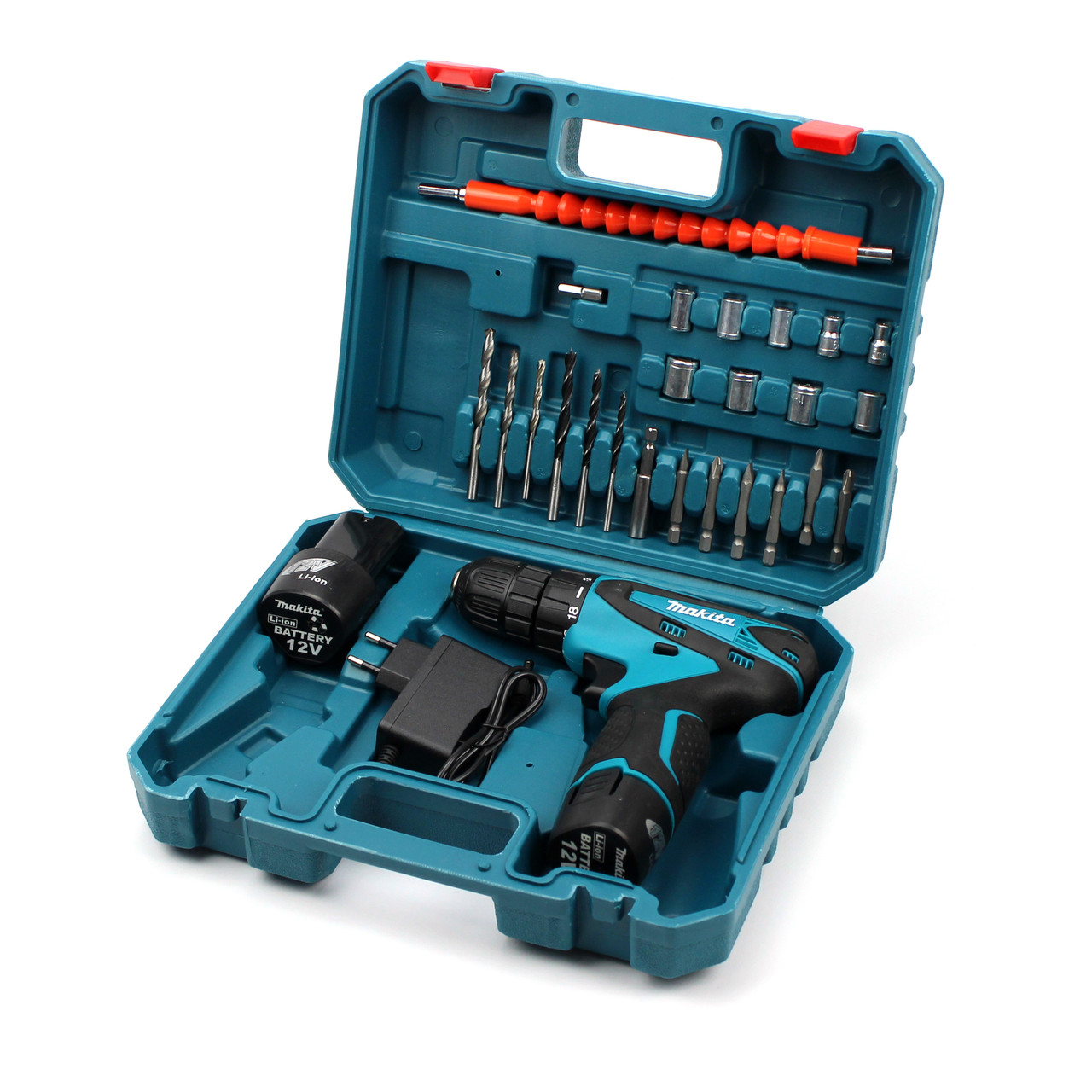 Шуруповерт Makita DF330DWE (12V 1.5A/h Li-Ion) з набором! Акумуляторний шуруповерт Макіта