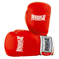 Тренировочные боксерские перчатки PowerPlay красные 8 унций
