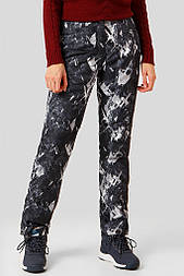 Утеплені жіночі штани з принтом Finn Flare CW18-17014-202 сірі M