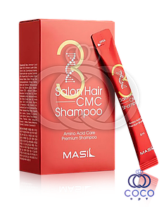Шампунь Masil Salon Hair CMC Shampoo Amino Acid Care Premium Shampoo з амінокислотами 20 саше М'ЯТА ПАКОВКА