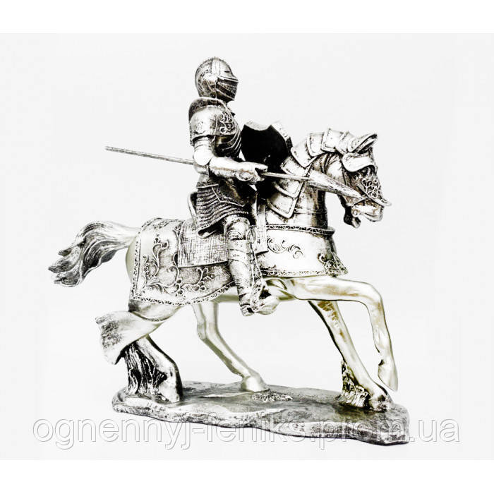 Статуетка інтер'єрна "Рицар на коні" сувенір на подарунок 38х34 см