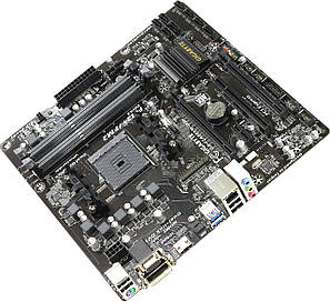 Материнська плата GIGABYTE GA-F2A88XM-D3H (FM2+, A88X, PCI-Ex16) VGA/ DVI / HDMI / USB 3.0/ SATA 3.0, фото 1