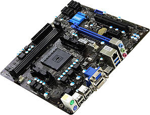 Материнська плата MSI A88XM-E35 (FM2+, A88X, PCI-Ex16) VGA/ DVI / HDMI / USB 3.0/ SATA 3.0, фото 1
