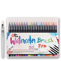 Набор для творчества водяные маркеры 20 шт. Набор акварельных маркеров Watercolor Brush 20 цветов.