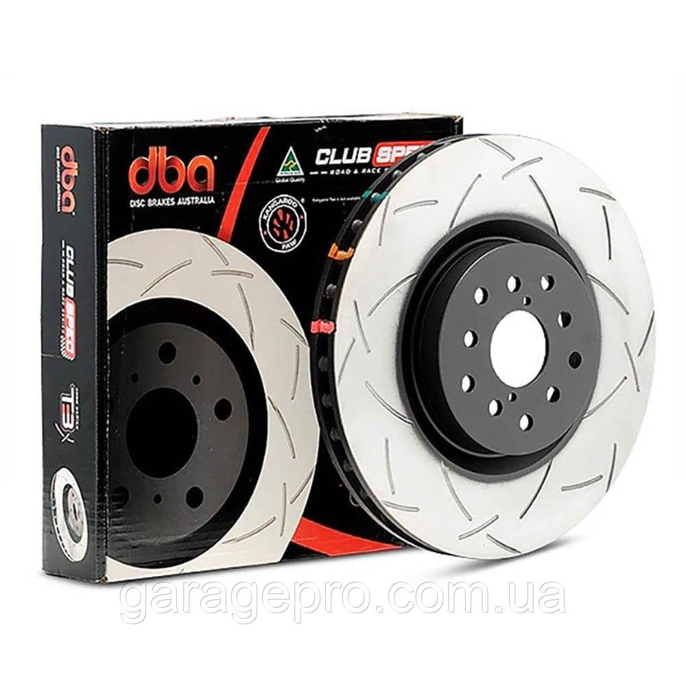 Посиленний передній гальмівний диск DBA ClubSpec 4000 T3 Toyota Land Cruiser 300 (під диск R17) / Prado 250