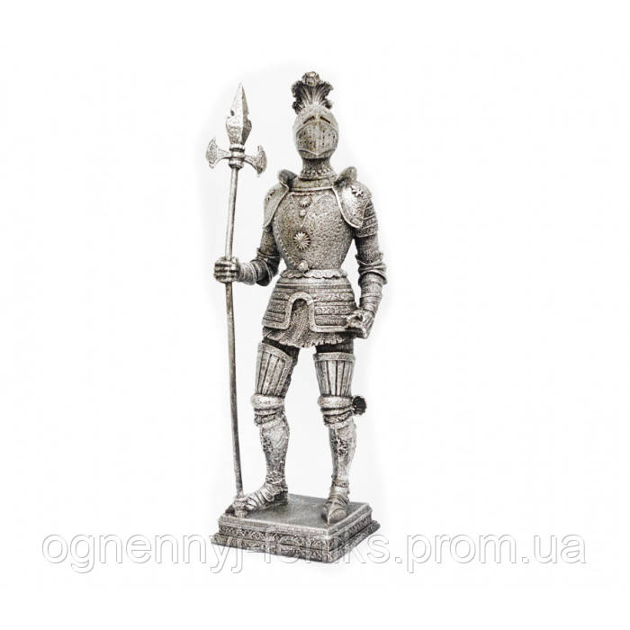 Статуетка інтер'єрна воїн "Рицар у доспехах зі списом"