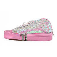 Пенал м'який "Yes" TP-24 532723 ''Sneakers with sequins'' pink, шт