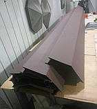 Парапет металевий на забір покриття Глянець RAL, ширина 100 мм, завтовшки 0,4 мм, фото 9