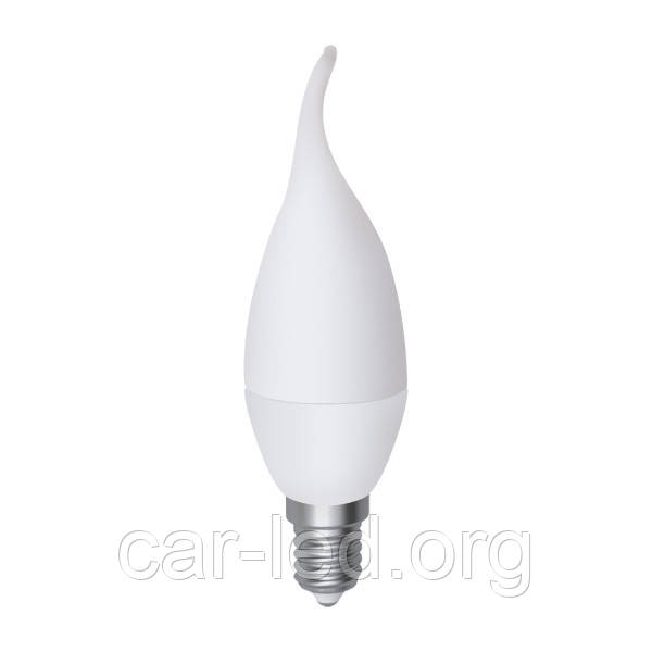 LED лампа Electrum E14 свеча на ветру 4W(320 lm) 2700K PA LC-10 алюпласт. корп. A-LC-0682