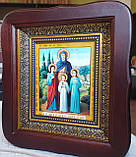 Ікона Віра Надія Любов і Софія у фігурному кіоті під склом, розмір 20×18 сюжет 10×12., фото 4