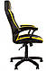 Комп'ютерне ігрове геймерське крісло Комбо Combo Anyfix PL-73 Екошкіра eco-30/eco-40 чорно-жовтий Новий стиль, фото 2