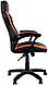 Комп'ютерне ігрове геймерське крісло Комбо Combo Tilt PL-73 Екошкіра eco-30/eco-72 чорно-помаранчевий, фото 5