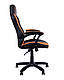 Комп'ютерне ігрове геймерське крісло Комбо Combo Anyfix PL-73 Екошкіра eco-30/eco-72 чорно-помаранчевий, фото 2