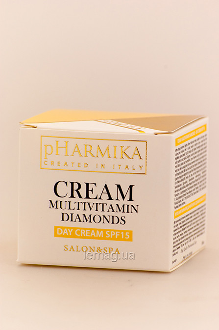 PHarmika Мультивітамінний денний крем з алмазної пудрою SPF 15 Day Cream, 50 мл