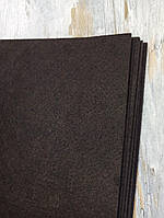 Фетр листовий Royal Felt М'який Чорний Аркуш А4 20 см х 30 см 1.3 мм Тайвань