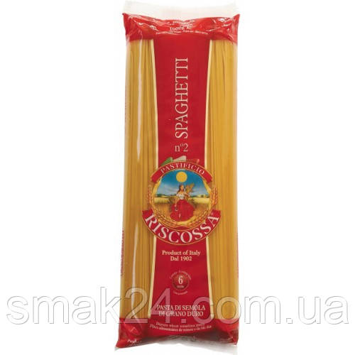 Макаронні вироби (паста) Спагетті Riscossa Spaghetti 1кг Італія