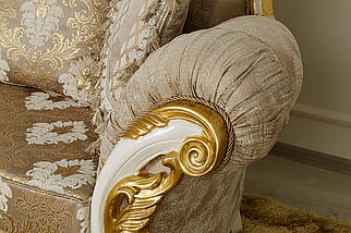Диван бароко з м'якими підлокітниками дерево Грета, фото 3