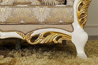 Диван бароко з м'якими підлокітниками дерево Грета, фото 4