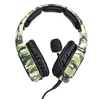 Al Дротова стереогарнітура ONIKUMA K8 Camouflage Green навушники з мікрофоном 1+2/3.5мм + USB для ПК ігор