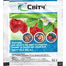 Фунгіцид "Світч" для полуниці, помідорів, огірків, плодових дерев, винограду (10 г) від Syngenta